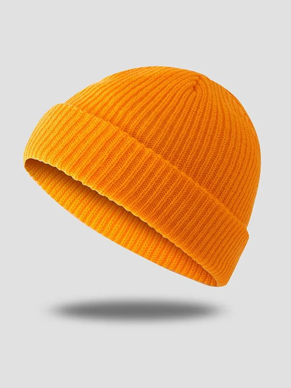 Stylish 13 Colors Simple Normcore Knitted Hat - Image 2