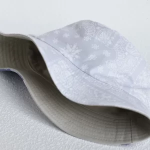 Modern Black Print Patchwork Bucket Hat