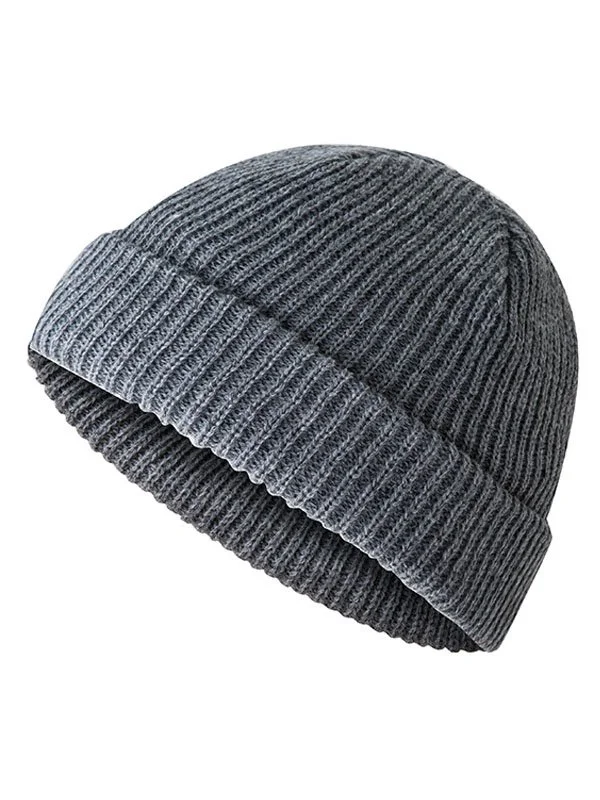 Stylish 13 Colors Simple Normcore Knitted Hat - Image 3