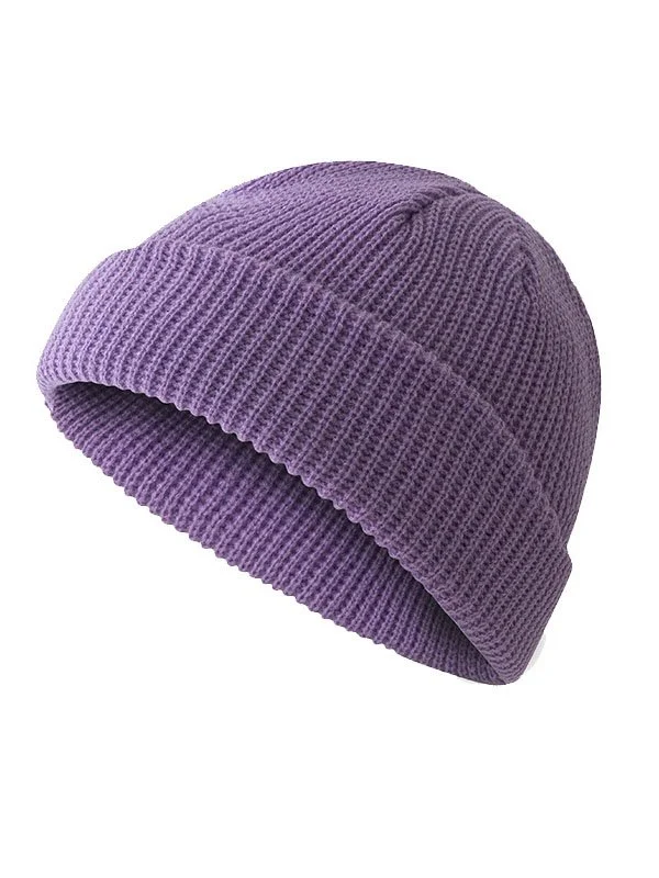 Stylish 13 Colors Simple Normcore Knitted Hat - Image 12