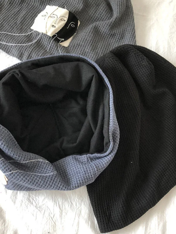 Original Casual Cool Applique Knitting Hat - Image 11