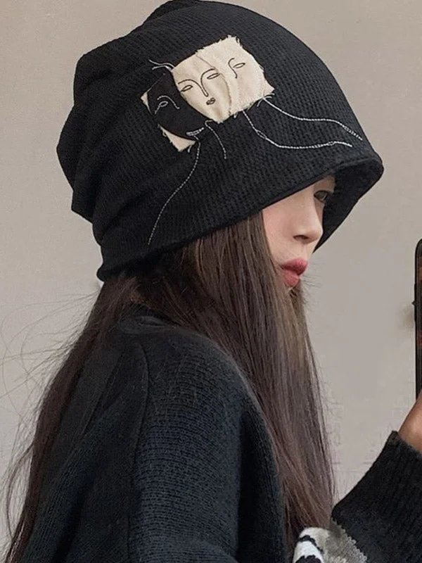 Original Casual Cool Applique Knitting Hat - Image 6