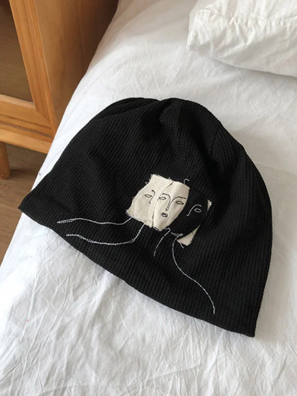 Original Casual Cool Applique Knitting Hat