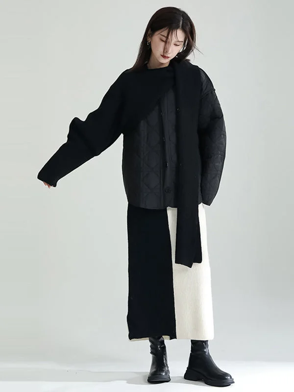 Original Creation Loose Irregularity Solid Color Shawl&Scarf - Image 9