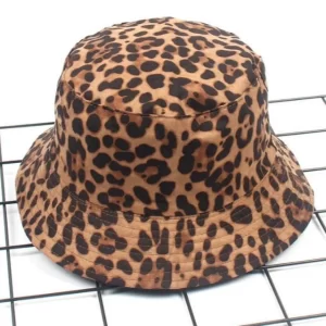 Leopard Reversible Bucket Hat